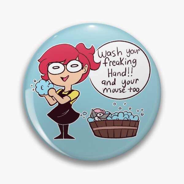 Item preview, wash your hand! And your mouse! designed and sold by Bratcole.