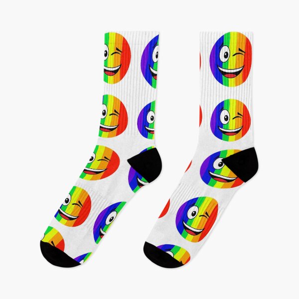 Item preview, Rainbow Winky Face Emoji - LBGT Gay Pride designed and sold by nopemom.