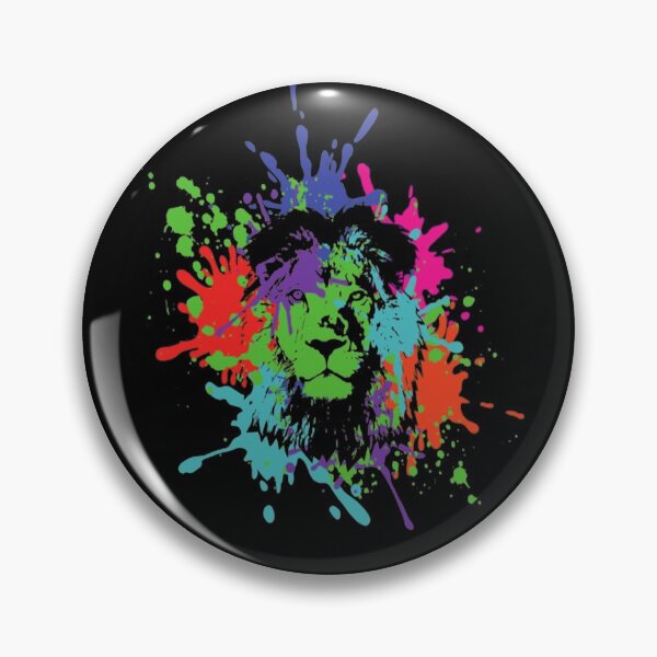 Item preview, Lion Paint Splash designed and sold by CatMonkStudios.
