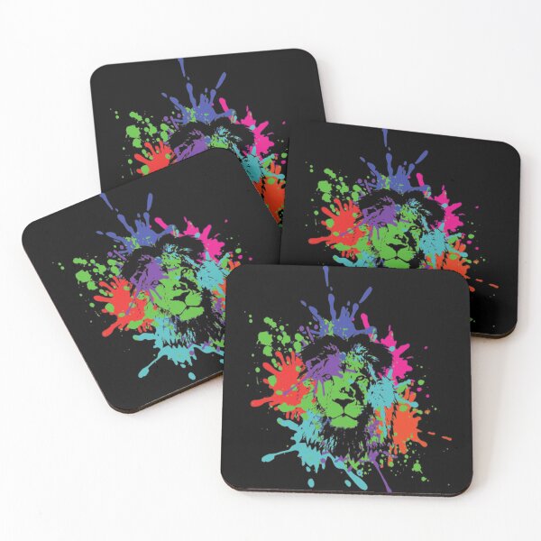 Item preview, Lion Paint Splash designed and sold by CatMonkStudios.