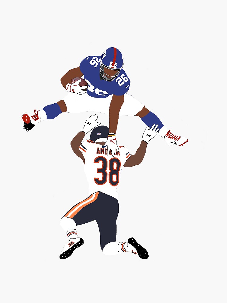 Download Saquon Barkley Deigital Glow Art Mobile Wallpaper