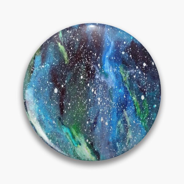 Item preview, Galaxia azul verde designed and sold by Gringoface.