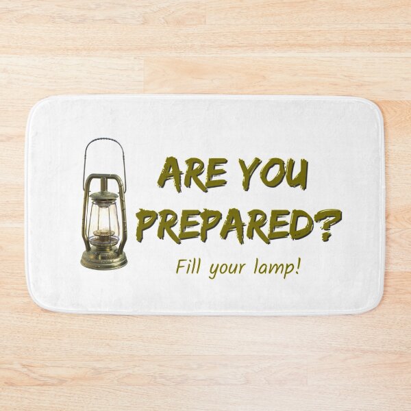 Item preview, Are You Prepared? Fill Your Lamp! Jesus is Coming, Christian designed and sold by TheKingdomAttic.