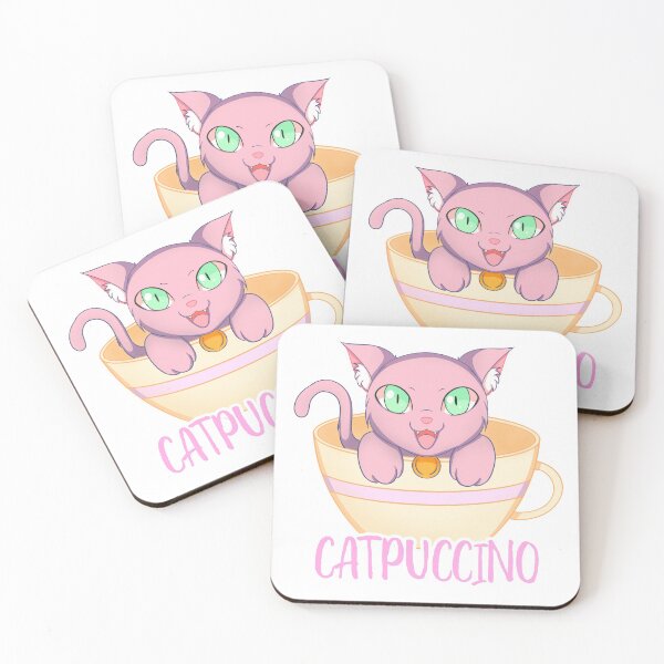 Item preview, Catpuccino pink designed and sold by shaorankang.