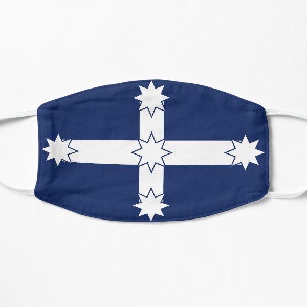 Eureka Flag, iconic Australian flag of democracy Flat Mask