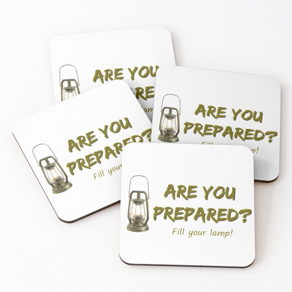 Item preview, Are You Prepared? Fill Your Lamp! Jesus is Coming, Christian designed and sold by TheKingdomAttic.