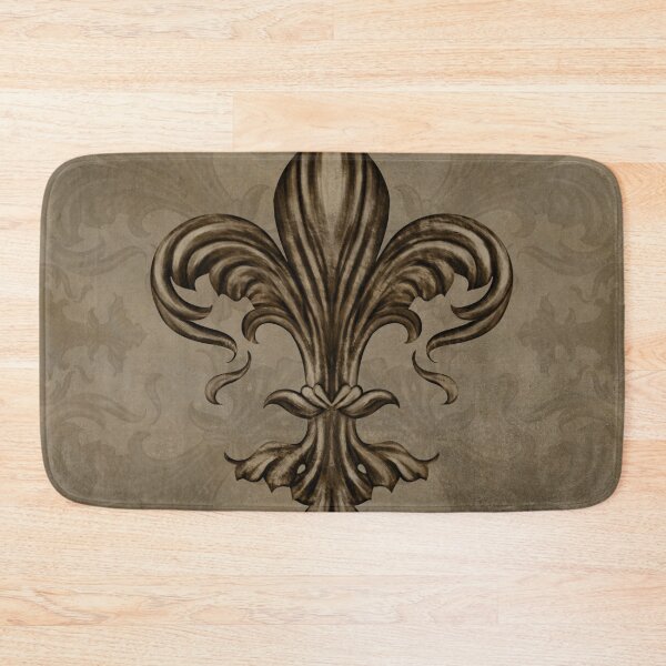 Item preview, Vintage Fleur-de-lis Sepia designed and sold by k9printart.