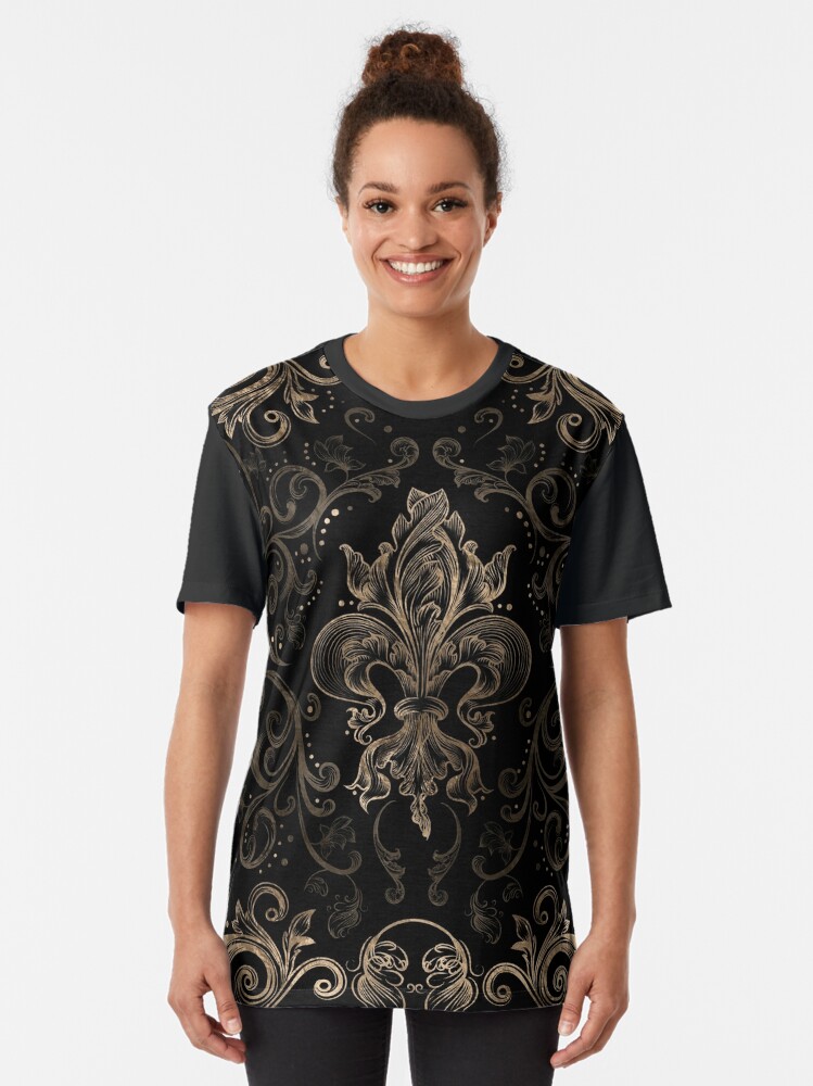 t shirt fleur de lis