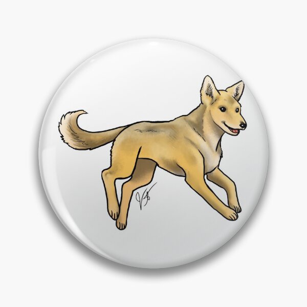 Item preview, Dog - Carolina Dog - Yellow designed and sold by Jennifer Stolzer.
