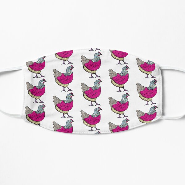 Doodle Hen 5 Flat Mask