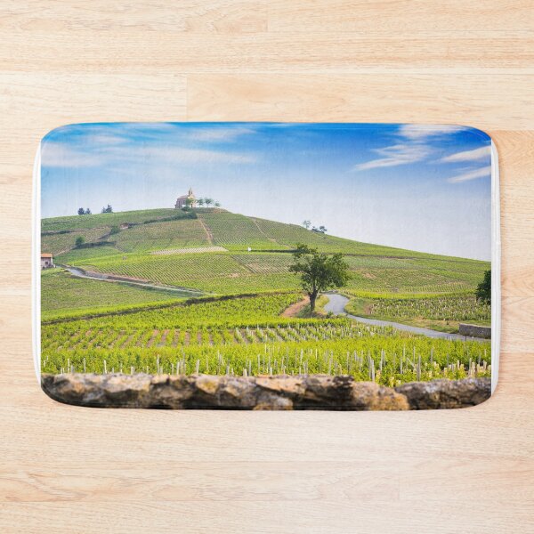 Item preview, Vineyards and church of Fleurie village designed and sold by Gaël FONTAINE.