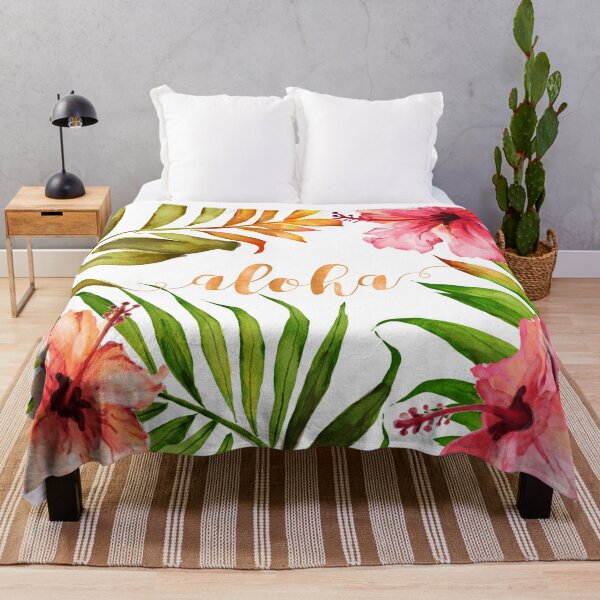 Tropical Throw Blankets for Sale Redbubble