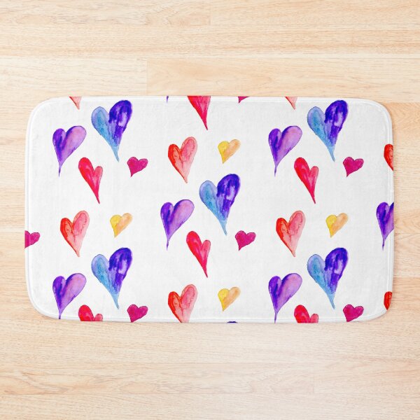 Item preview, Cute Watercolor Hearts Wash Valentine Romance designed and sold by kristinedesigns.