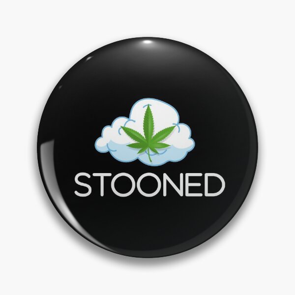 Item preview, Stooned herb weed pattern mask marijuana Sticker designed and sold by Mariokao.