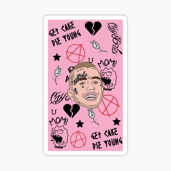 Lil Peep Sticker For Sale By Simpliciti Redbubble