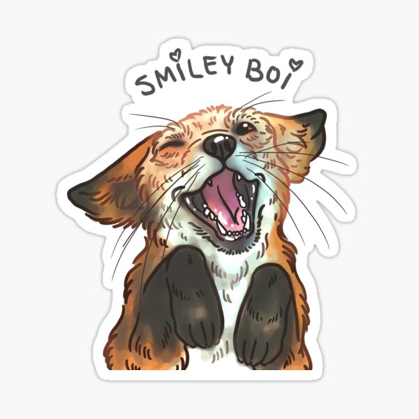 ‘Smiley boi’ Sticker
