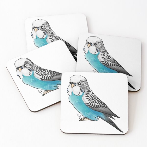 Item preview, Blue Budgie Parakeet designed and sold by Jennifer Stolzer.
