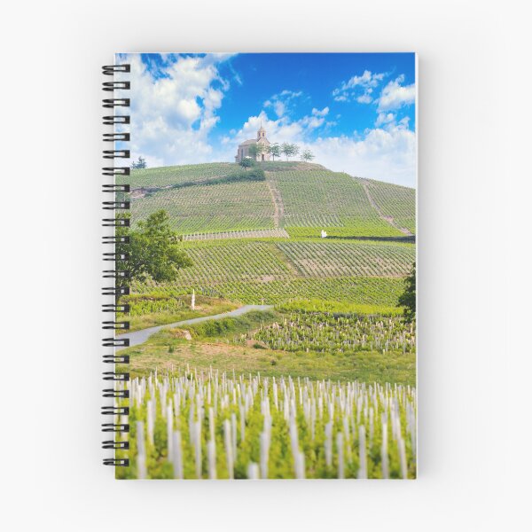 Item preview, Vineyards and church of Fleurie village designed and sold by Gaël FONTAINE.