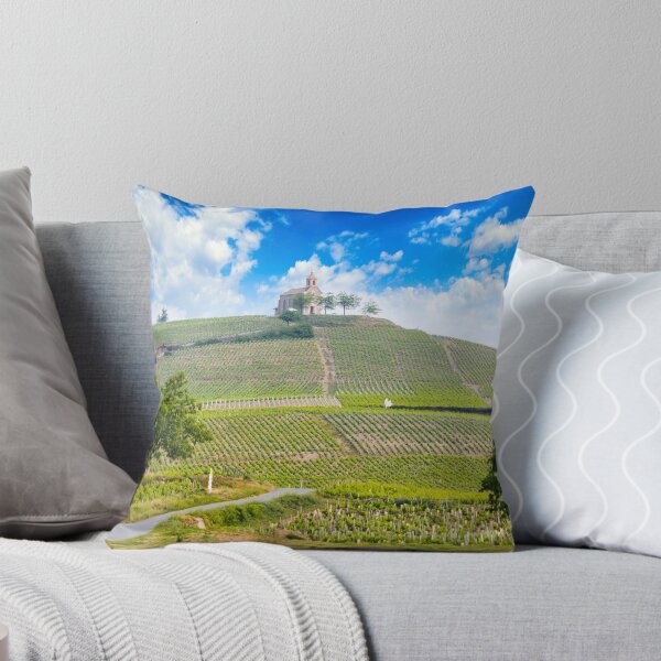 Item preview, Vineyards and church of Fleurie village designed and sold by Gaël FONTAINE.