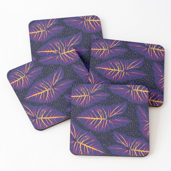 Item preview, Neon space alocasia leaves designed and sold by alienrabbit.