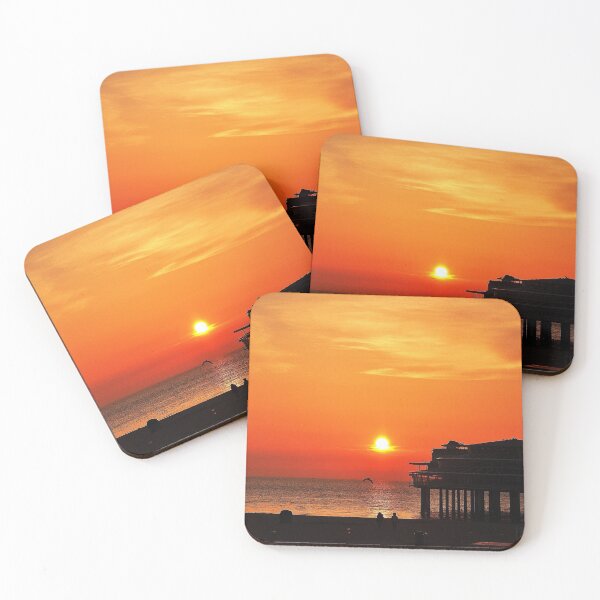 Item preview, Sunset at Scheveningen Beach  designed and sold by indigorayz.
