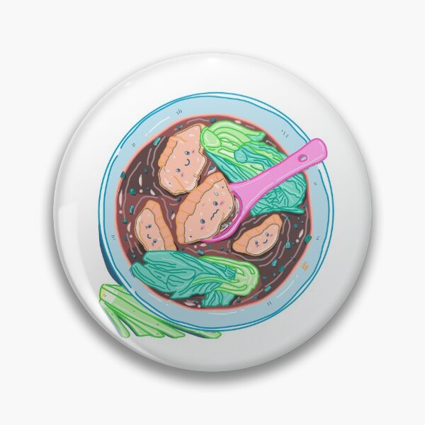 Item preview, CHINESE WONTON SOUP KAWAII  POCKET DESIGN designed and sold by aydapadi.