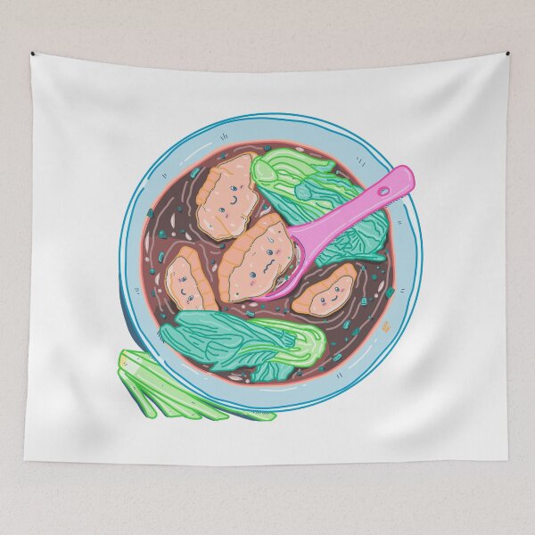 Item preview, CHINESE WONTON SOUP KAWAII  POCKET DESIGN designed and sold by aydapadi.