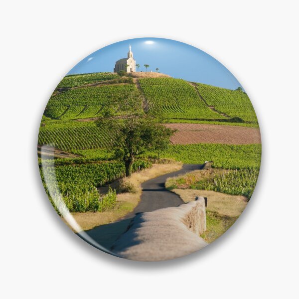 Item preview, Vineyards and church of Fleurie village designed and sold by Gaël FONTAINE.