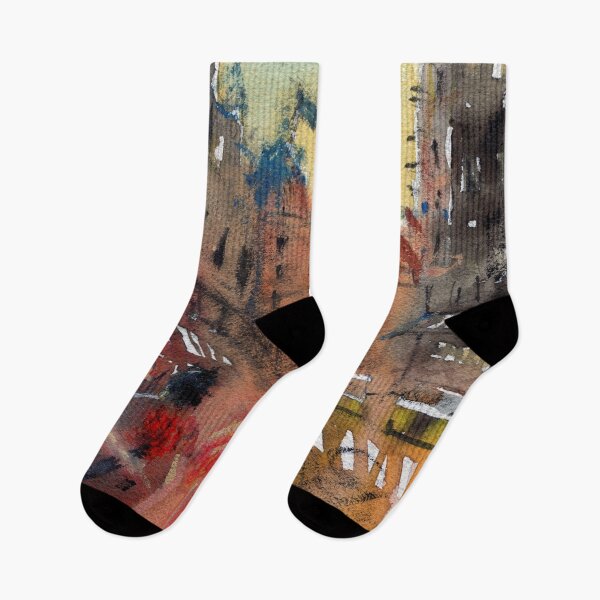 Item preview, Impressionist street scene designed and sold by darrenyeoart.