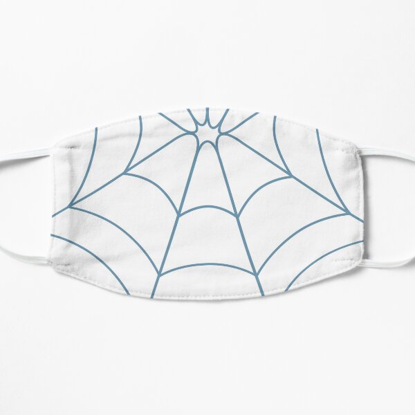 Blue Web Flat Mask