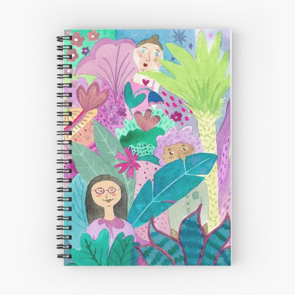 Item preview, Watercolor women flowers nature  designed and sold by CrisBanana.