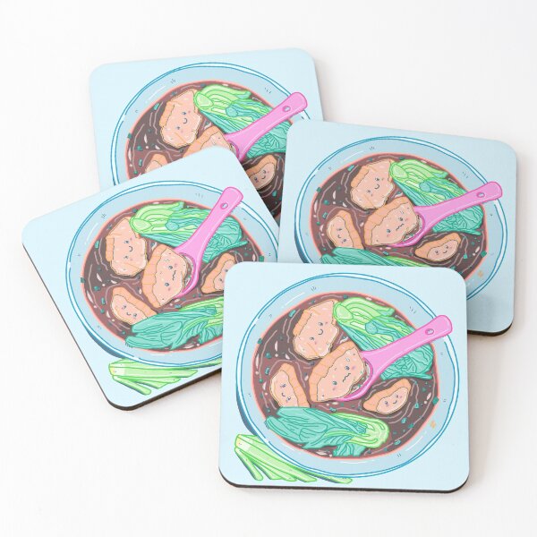 Item preview, CHINESE WONTON SOUP KAWAII  LIGHT BLUE designed and sold by aydapadi.