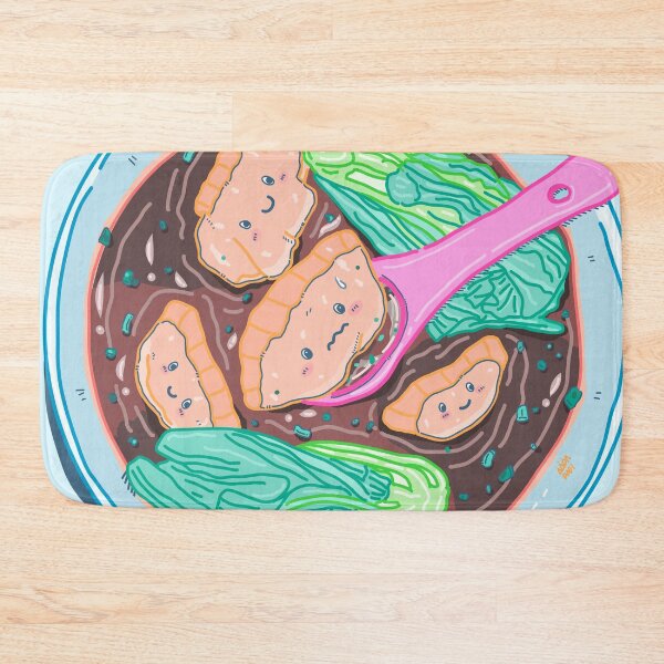 Item preview, CHINESE WONTON SOUP KAWAII  LIGHT BLUE designed and sold by aydapadi.
