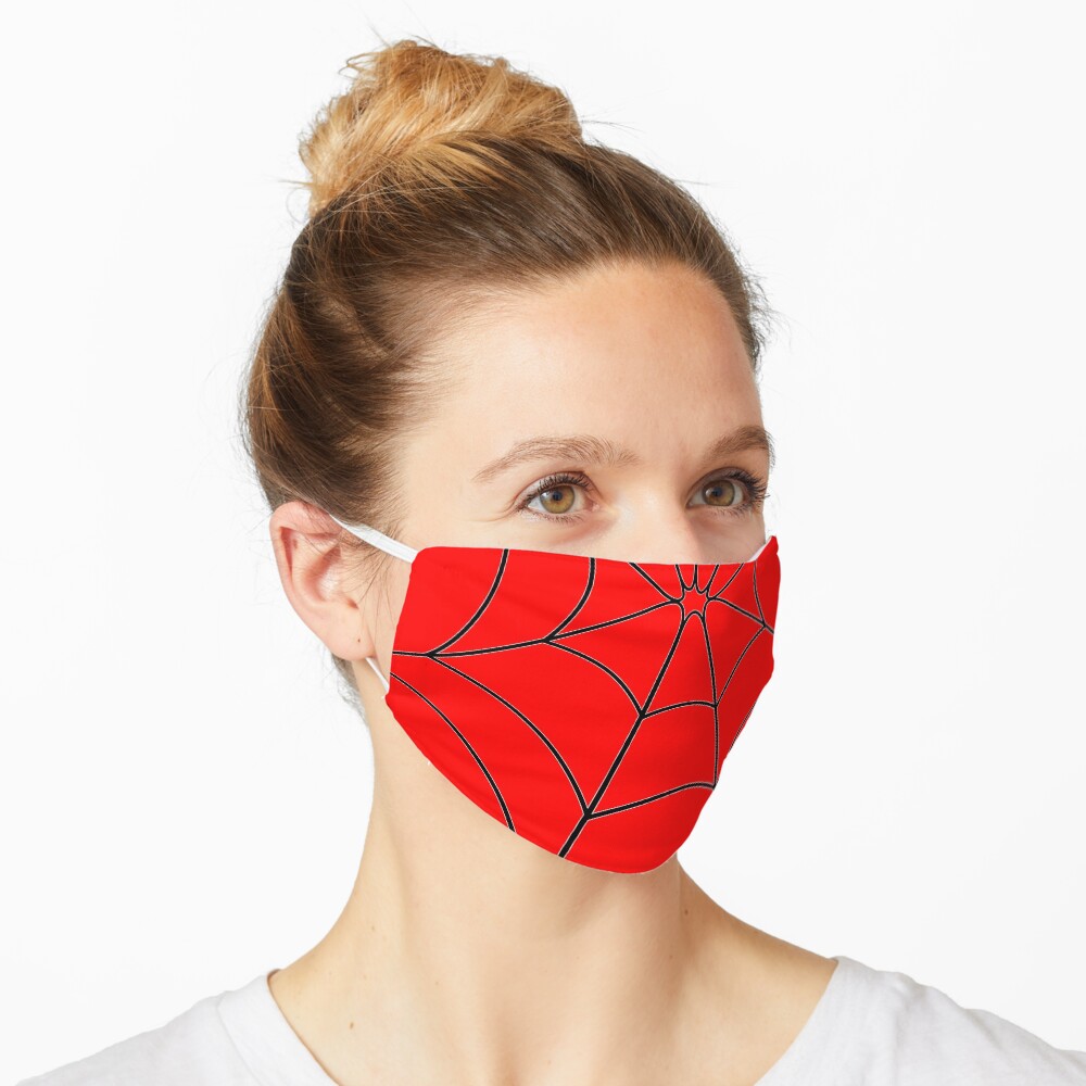 Red Web Mask