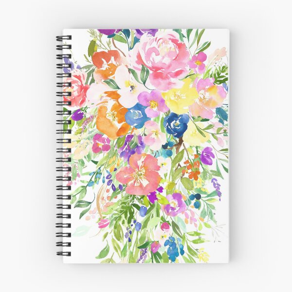 Item preview, Colorful Large Watercolor Flower Bouquet designed and sold by junkydotcom.
