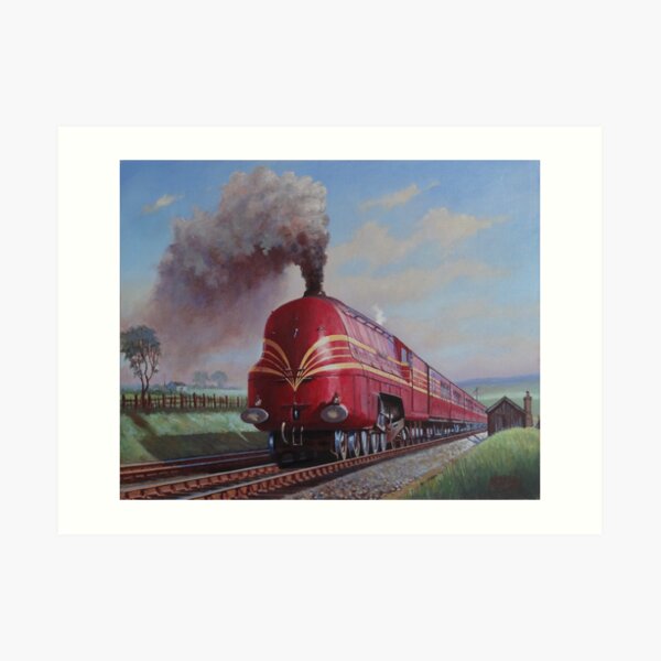 LMS Stanier Pacific. Art Print