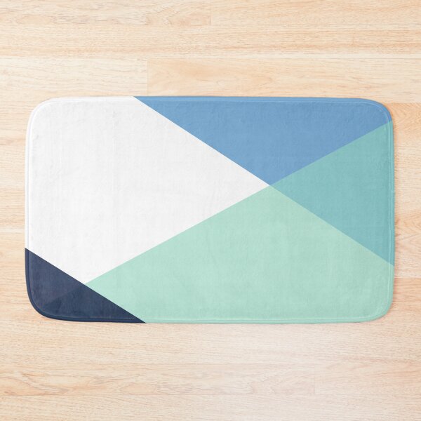 Item preview, Geometrics - seafoam & blue concrete designed and sold by Gale Switzer.
