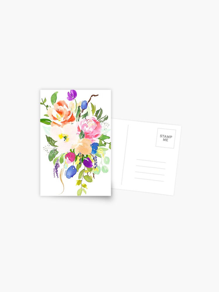 Watercolor Floral Tissue Paper