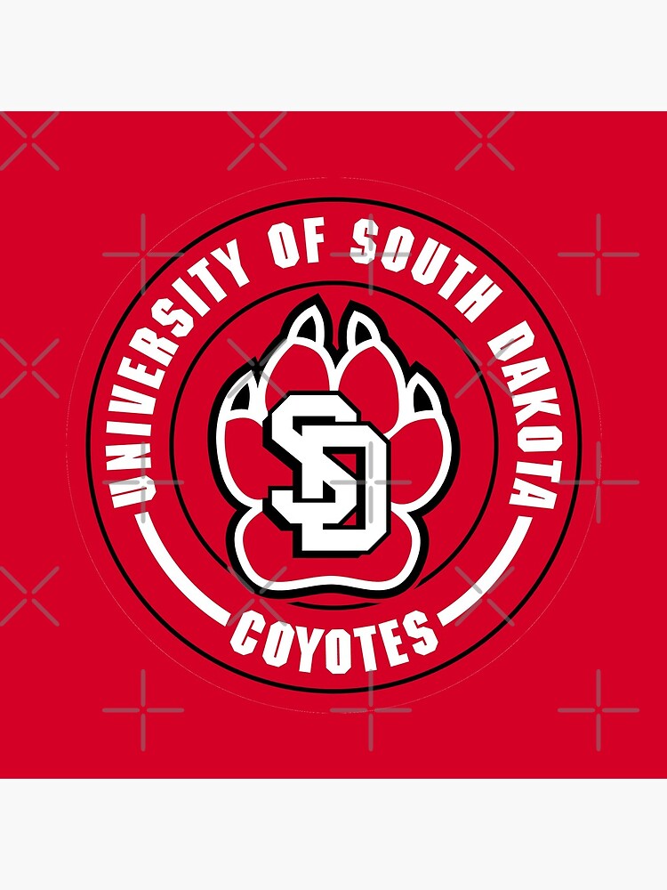 Coyotes University Of South Dakota Throw Pillow For Sale By Wuflestadj Redbubble 2825