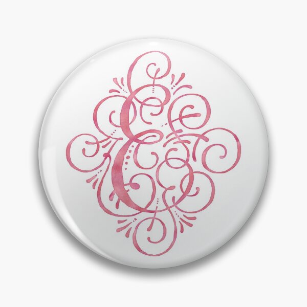 Item preview, Monogram E Watercolor Pink designed and sold by junkydotcom.