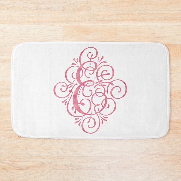 Item preview, Monogram E Watercolor Pink designed and sold by junkydotcom.