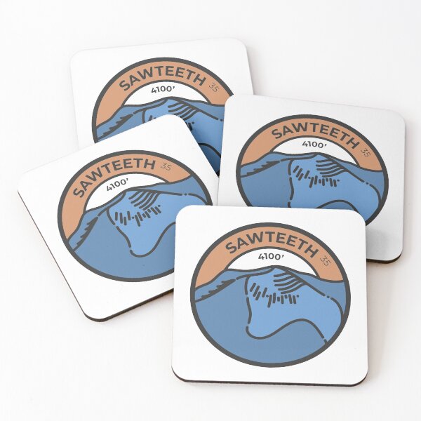 Item preview, Adirondack High Peak 35 Sawteeth Badge designed and sold by mountainandmoor.