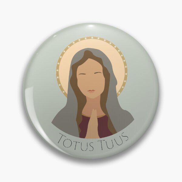 Item preview, Blessed Mary Totus Tuus designed and sold by Marian Heart Design.