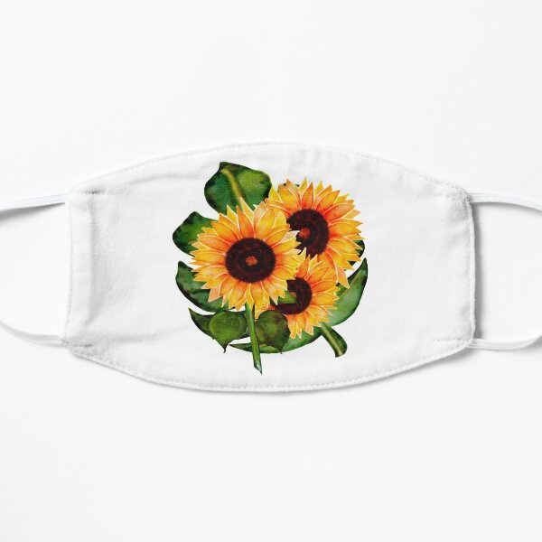 Sunflower Boquet Flat Mask