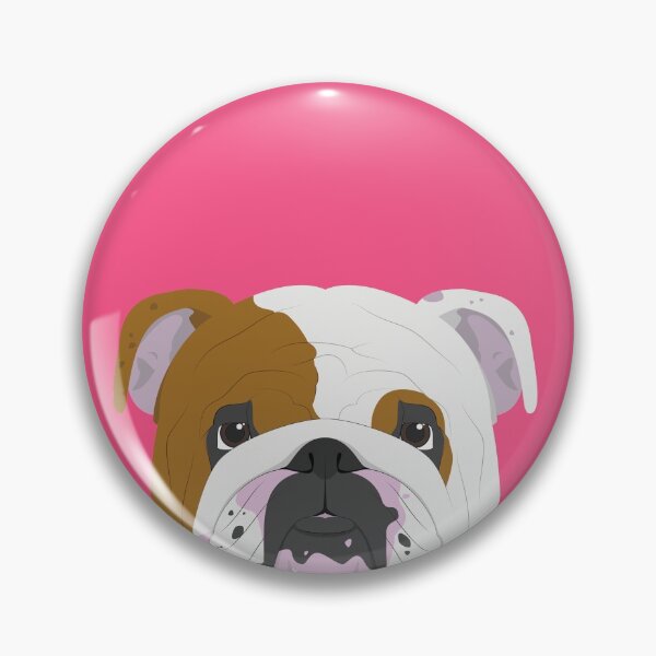 Item preview, English Bulldog Cute Dog Portrait Illustration designed and sold by junkydotcom.