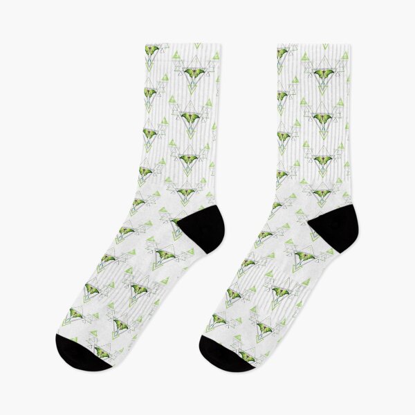 Item preview, Geometric Pattern with Green Butterfly designed and sold by Blackmoon9.