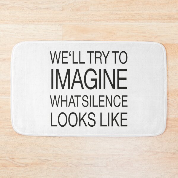 Item preview, What Silence looks like - Fight the Epidemic designed and sold by Hell-Prints.