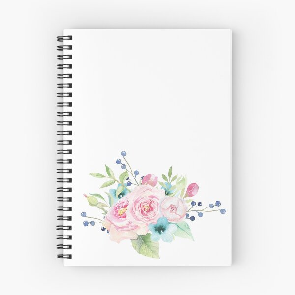 Item preview, Floral watercolor bouquet pink blue designed and sold by junkydotcom.