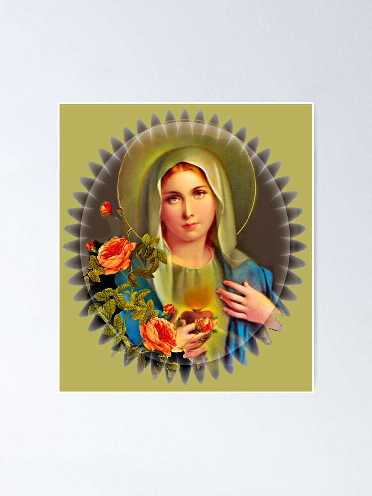Alternate view of Virgin Mary Poster