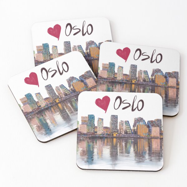 Aperçu de l'œuvre J'aime Oslo créée et vendue par sladjana.